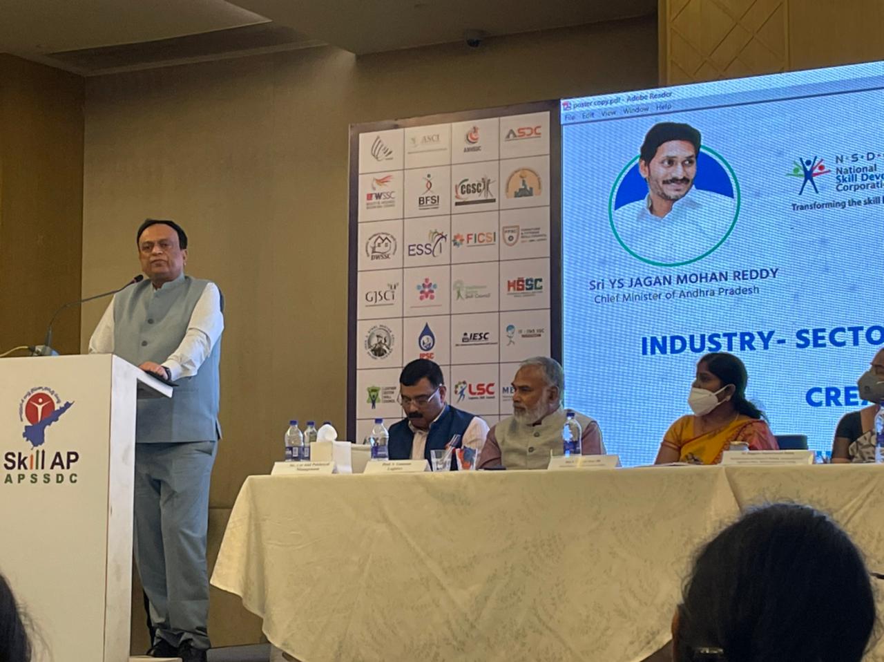 Meeting with Andhra Pradesh State Skill Development Corporation...